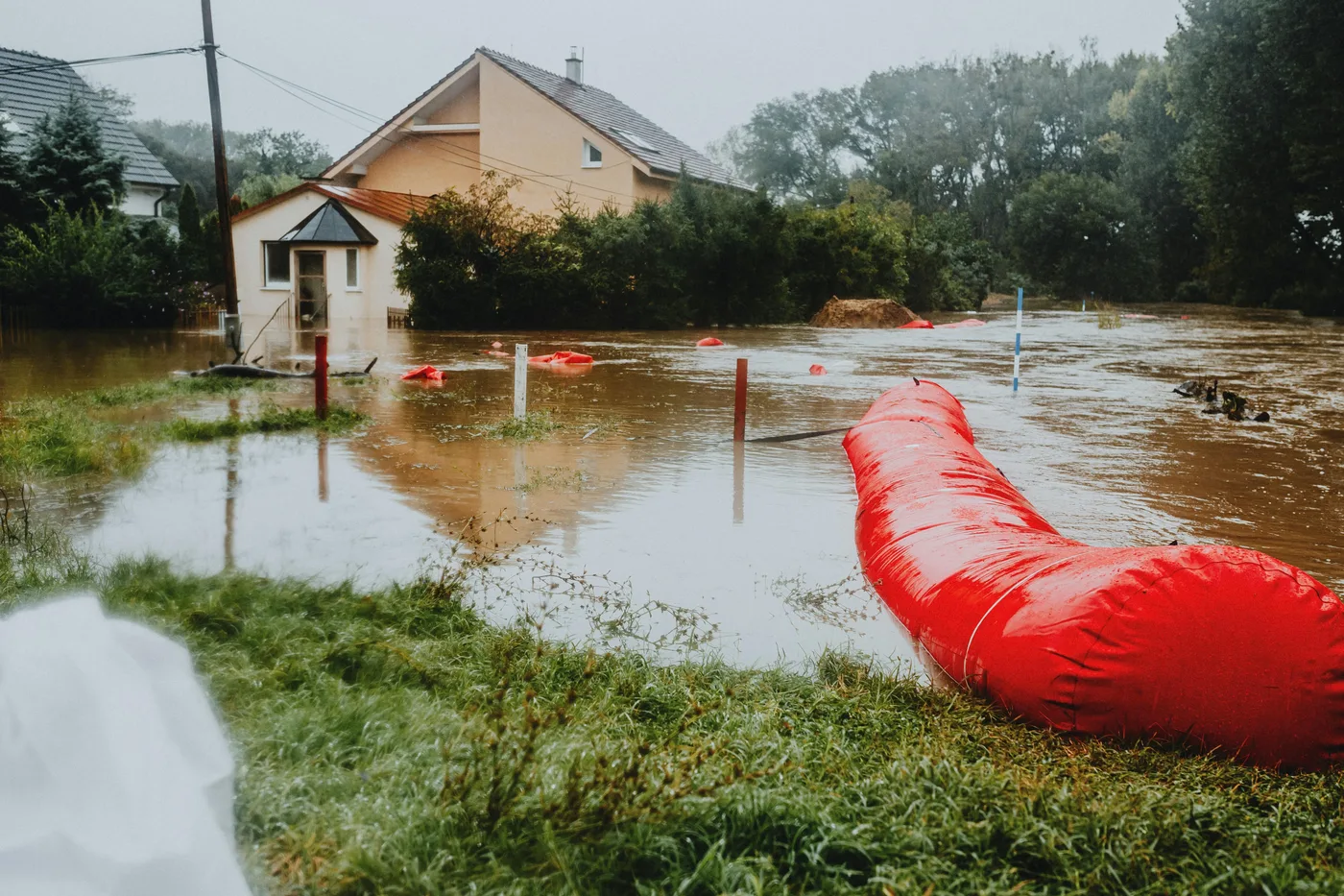 water damage restoration nampa idaho — flooded basement being extracted